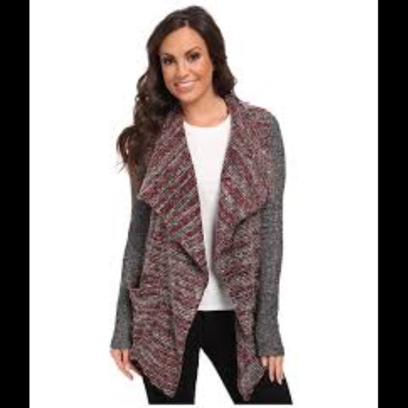 Lucky Brand Open Drape Front Cardigan 
